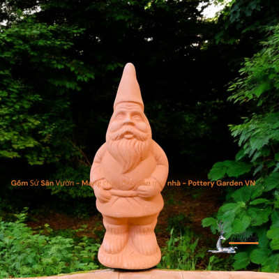 Tượng Gốm Đất Nung Hình Ông Già Noel 5x15cm