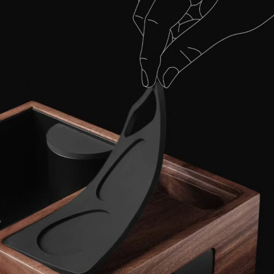 Feepie bàn đế nén cà phê đa năng gỗ óc chó Nam Mỹ