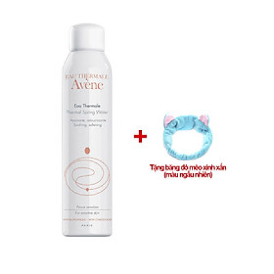  Nước Xịt Khoáng Dưỡng Da Avene Thermal Spring Water 300ml (Tặng băng đô mèo xinh xắn màu sắc ngẫu nhiên)