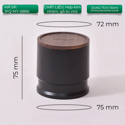 Feepie dosing hứng đong cà phê Wood charm