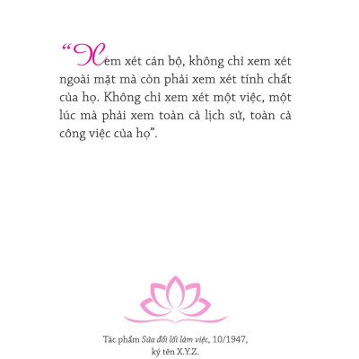 Di Sản Hồ Chí Minh - Hồ Chí Minh Bàn Về Cán Bộ