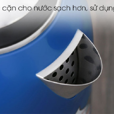 Bình Ấm Siêu Tốc Điện Inox 2 Lớp Sunhouse SHD1382 - Màu Ngẫu Nhiên - Chính Hãng