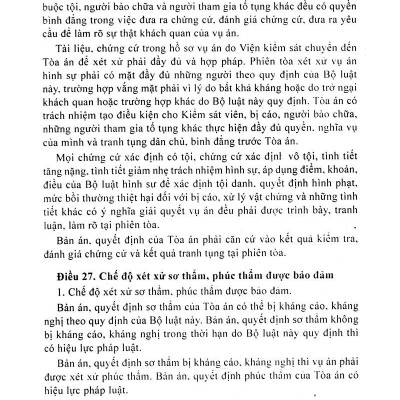 Bộ Luật Tố Tụng Hình Sự Của Nước Cộng Hoà Xã Hội Chủ Nghĩa Việt Nam (2016)