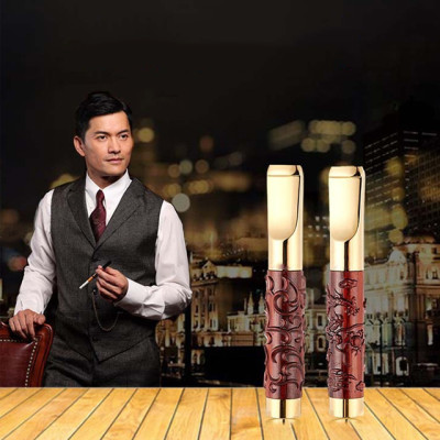 Tẩu Lọc Thuốc Gỗ Đàn Hương Cầm Tay 357ZB Họa Tiết Cao Cấp ( Giao màu ngẫu nhiên )