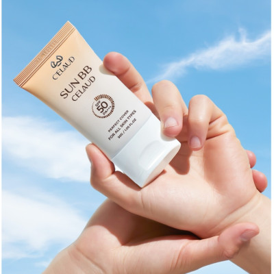Combo 2 kem chống nắng tối ưu cho da Sun BB Celaud