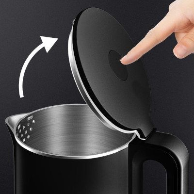 Ấm Siêu Tốc Inox 2 Lớp DAMAS DK-6018B (1.8L) - Hàng Chính Hãng