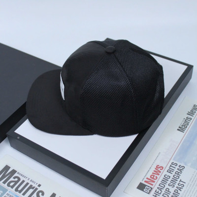 Nón kết lưỡi (hiphop) mỏ da lộn, mũ snapback kaki phối mỏ phong cách thể thao thêu chữ BRIXTON