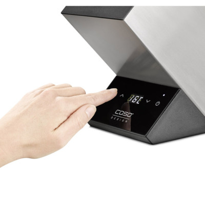 Máy Ướp Lạnh Rượu Caso WineCase One Inox Cao Cấp, Thiết Kế Sang Trọng, Vỏ Hợp Kim, Màn Hình LED Cảm Ứng, Công Suất 72W - Hàng Nhập Khẩu Đức