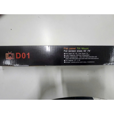 Khung treo tivi nghiêng D01 Thiết Kế Nghiêng, Chắc Chắn, Phù Hợp Mọi Không Gian - Hàng nhập khẩu