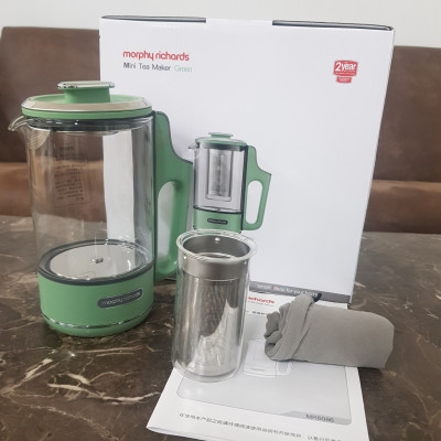 Bình đun nước, pha trà,đa chức năng Morphy Richards MR6086 dung tích 600ml, công suất 400W, nhiệt độ điều chỉnh: 45 ℃, 80 ℃, 100 ℃-Hàng chính hãng