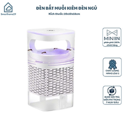 Đèn Bắt Muỗi Tự Động - Máy Bắt Muỗi Thông Minh, Hút Côn Trùng, Công Nghệ Đèn LED, Kiêm Đèn Ngủ Sạc USB - HÀNG CHÍNH HÃNG MINIIN