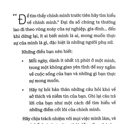 Phụ Nữ Khí Chất Sẽ Tự Có Hào Quang (Sbooks)