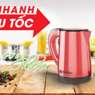   Ấm Điện Siêu Tốc Rạng Đông 1.8 Lít Chính Hãng