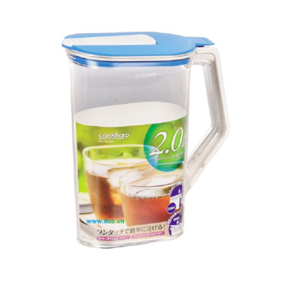 Combo 05 cốc uống nước Folio có quai cầm ( giao màu ngẫu nhiên) + 01 bình nước 2L - Hàng nội địa Nhật Bản.