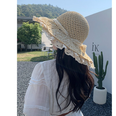 Mũ nón đi biển rộng vành chống nắng phối ren là sản phẩm hoàn hảo để bảo vệ da và tóc khỏi tác hại của tia UV dona2505211