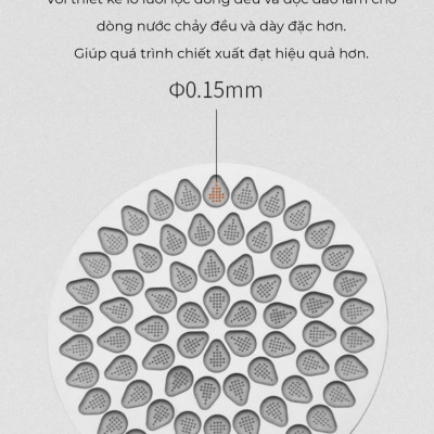 Lưới lọc chia nước nhỏ giọt espresso inox 304