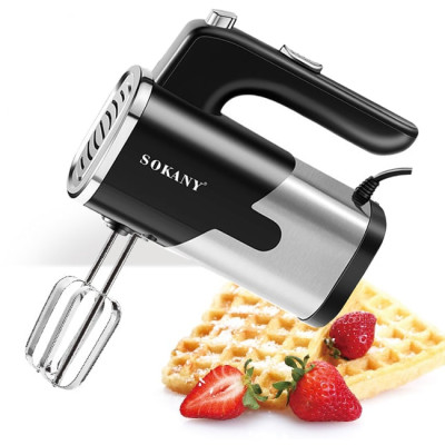 Máy Đánh Trứng Sokany SK-6621 Công Suất 800W, 5 Cấp Độ - Tặng 4 Que Đánh Trứng, Làm Bánh Inox 304 - HÀNG CHÍNH HÃNG - DELIYA