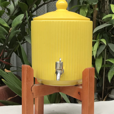 Bình nước sứ Bát Tràng dáng trụ dung tích 4 lít