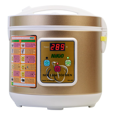 Nồi Làm Tỏi Đen Nikio NK-688 - Máy Ủ Tỏi Gia Đình, Dung Tích 5L, Khay Chứa 3 Tầng, Công Nghệ Lên Men Nhật Bản, Tỉ Lệ Thành Công 99% - Máu Gold