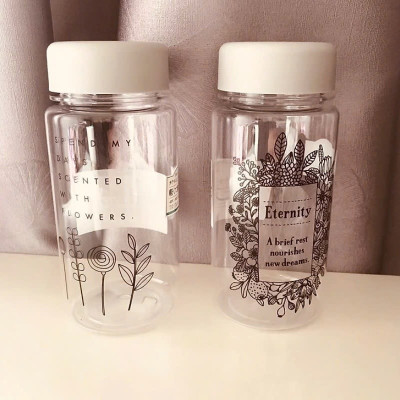 Bình nước Tritan Yamada Flower 350ml - Hàng nội địa Nhật Bản nhập khẩu chính hãng