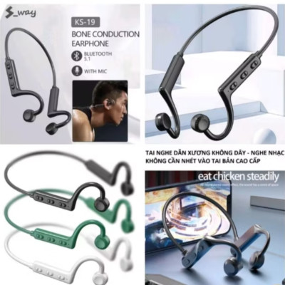 1 TAI ĐEO NGHE NHẠC KẾT BLUETOOTH DẪN XƯƠNG ÂM THANH CỰC HAY CHUẨN CHẤT LƯỢNG CHO MỌI NGƯỜI 