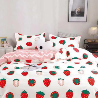 Bộ ga và vỏ chăn cotton Sweet Love VSL1044 ( 5 món )