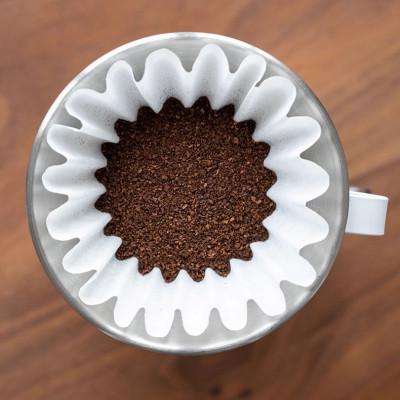 Giấy lọc hình tròn cho phễu Kalita 155 185 CAFE DE KONA