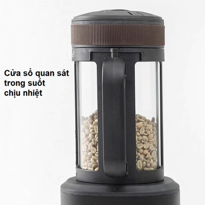 Máy rang hạt cà phê công nghệ gia nhiệt không khí, dòng máy chuyên nghiệp. Thương hiệu Mỹ cao cấp Cafemasy CCR-1210R3. HÀNG CHÍNH HÃNG