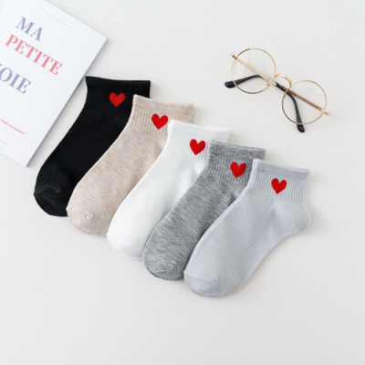 Combo 5 đôi tất vớ trái tim hàn quốc unisex TN07