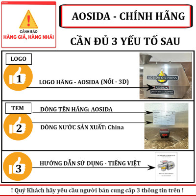 Máy ép dầu thực vật Nóng và Lạnh dùng trong gia đình hoặc nhà hàng thương hiệu Anh Quốc AOSIDA WF-J168 - Hàng Chính Hãng