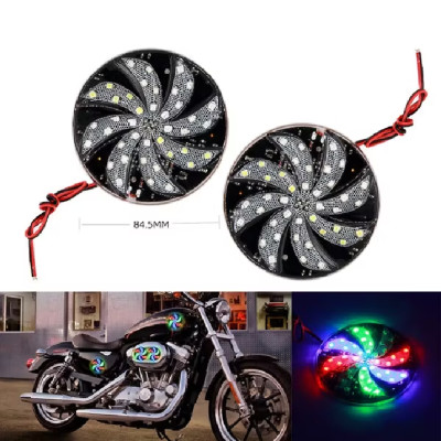 Đèn LED xoay chong chóng trang trí xe máy ôtô xe điện hiệu ứng đảo chiều
