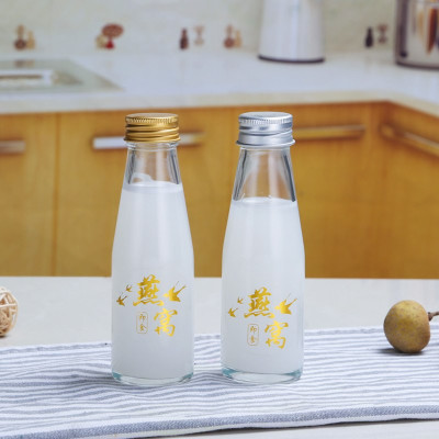 Lọ Thủy Tinh Nhỏ 100ml (combo 15 cái) trụ cao nắp thiếc bạc – Chai thủy tinh nhỏ - Chai thủy tinh đựng thức uống