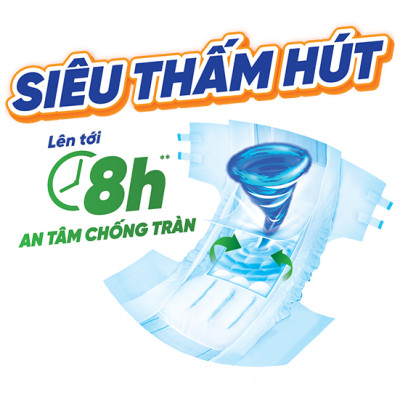 Tã bỉm DÁN Caryn tiết kiệm giá rẻ size L10 miếng (mẫu cũ ML10 miếng)