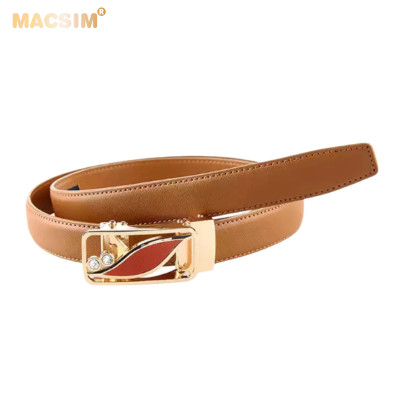 Thắt lưng nữ da thật cao cấp nhãn hiệu Macsim ts007