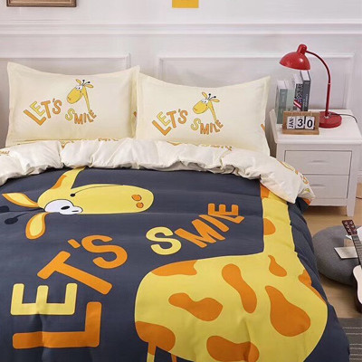 Bộ drap và vỏ chăn cotton Classic Kid VCK2021 ( 4 món )