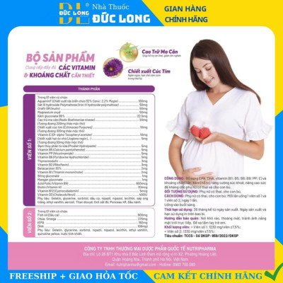Prenatal DHA+ Dimond ASUKA bổ sung vitamin cho bà bầu và cho con bú - hộp 2 lọ x 30 viên