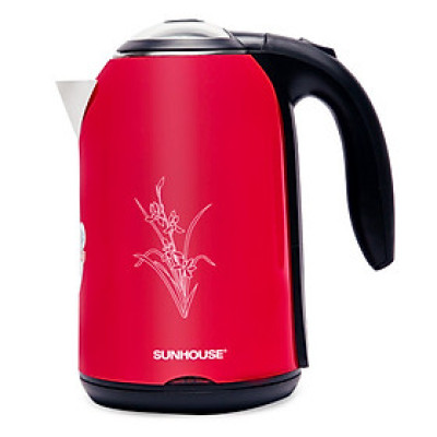 Bình Ấm Siêu Tốc Điện Inox 2 Lớp Sunhouse SHD1382 - Màu Ngẫu Nhiên - Chính Hãng