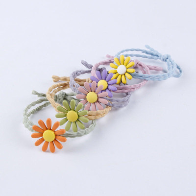 Dây cột tóc, dây buộc tóc xinh xắn, cột tóc nữ hình hoa cúc nhiều màu lựa chọn
