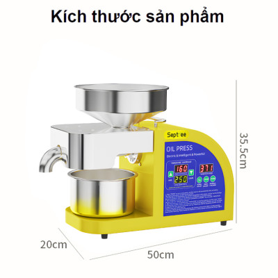 Máy ép dầu ăn thực vật dùng trong gia đình thương hiệu Mỹ cao cấp Septree X9 - Công suất 1300W - Hàng nhập khẩu