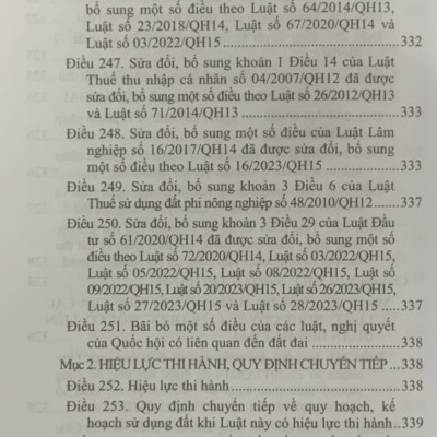 Sách - Luật Đất đai (Hiện hành)  (Được Quốc hội thông qua ngày 18-01-2024, có hiệu lực từ ngày 01-01-2025)