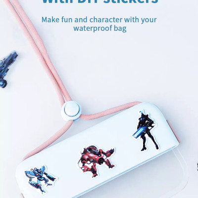 Túi chống nước waterproof cao cấp cho điện thoại 6.9 inch trở xuống chuẩn chống nước IPx8 hiệu WIWU Aqua không ảnh hưởng chất lượng ảnh chụp quay video - hàng nhập khẩu