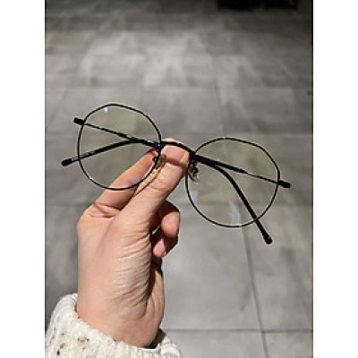 Kính thời trang ulzzang Hàn Quốc dáng lục lăng 