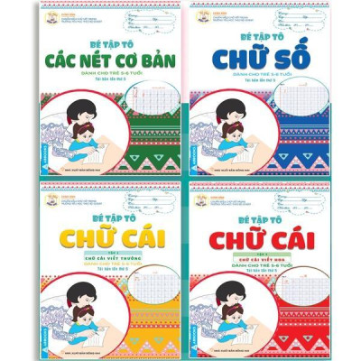 Sách - Tủ Sách Mầm Non - Bé Tập Tô - Bộ 8 Cuốn