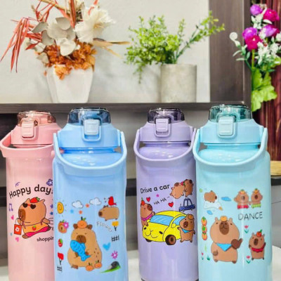 Bộ 3 Bình Đựng Nước Có Quai Sách – Bình Nhựa PC An Toàn, Tiện Dụng - HÀNG CHÍNH HÃNG MINIIN