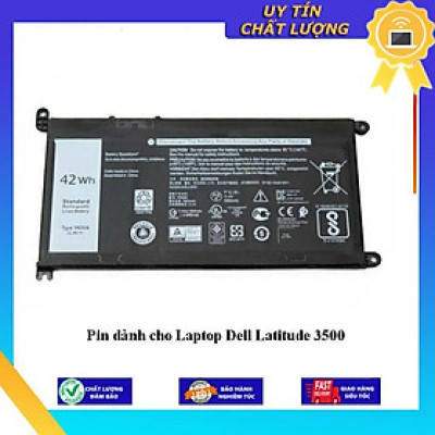 Pin dùng cho Laptop Dell Latitude 3500 - Hàng Nhập Khẩu New Seal