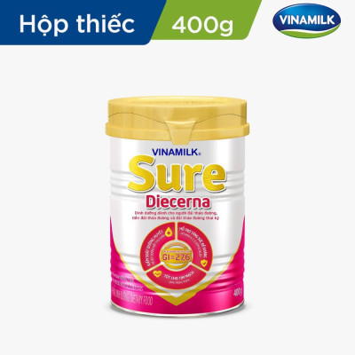 Sữa bột Dành Cho Người Tiểu Đường Vinamilk Sure Diecerna - 400g