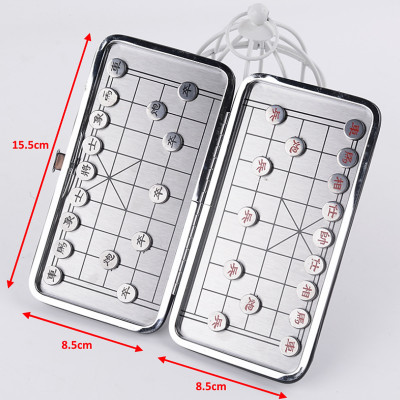 Cờ tướng nam châm bỏ túi cao cấp - Cờ tướng nam châm hộp da có bàn là hộp đựng - Hàng chính hãng  D Danido