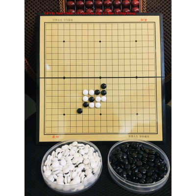 Bộ cờ vây nam châm cao cấp, kiêm cờ ca-rô chính hãng miDoctor