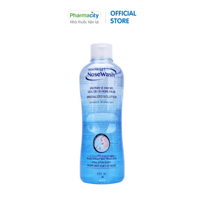 Bộ vệ sinh mũi sạch sâu và kháng khuẩn Rohto NoseWash (400ml)