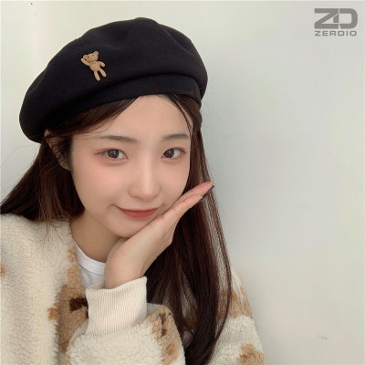 Mũ Nồi Beret Nữ, Nón Bê Rê Phong Cách Hàn Quốc MNN018